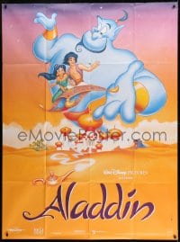1p463 ALADDIN French 1p 1992 classic Walt Disney Arabian fantasy cartoon, great image!