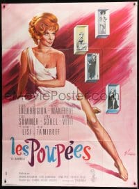 1p486 BAMBOLE French 1p R1960s different art of sexy Gina Lollobrigida & stars by Boris Grinsson!