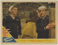 1r340 ANCHORS AWEIGH LC #5 1945 Frank Sinatra watches Kathryn Grayson kiss Gene Kelly goodnight!