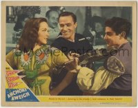 1r342 ANCHORS AWEIGH LC #8 1945 Gene Kelly smiles at pretty Kathryn Grayson as man plays violin!