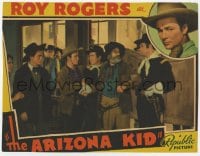 1r350 ARIZONA KID LC 1939 Roy Rogers tries to stop soldiers from arresting Gabby Hayes!