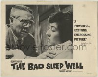 1r356 BAD SLEEP WELL LC 1960 Akira Kurosawa's Warui Yatsu Hodo Yoku Nemuru, c/u of Kyoko Kagawa!