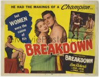 1r043 BREAKDOWN TC 1952 Ann Richards & Anne Gwynne were champion boxer William Bishop's downfall!