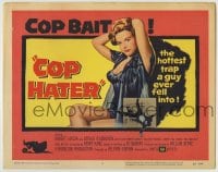 1r057 COP HATER TC 1958 Ed McBain gritty film noir, the hottest trap a guy ever fell into!