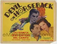 1r067 DEVIL ON HORSEBACK TC 1936 pretty Lili Damita in a glorious musical all color triumph!