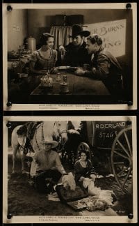 1s866 BORDER LAW 2 8x10 stills 1931 great images of western cowboy Buck Jones & pretty Lupita Tovar!