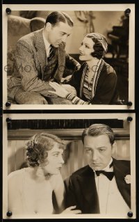 1s928 MAN FROM YESTERDAY 2 8x10 stills 1932 Clive Brook with Claudette Colbert, Yola D'Avril!
