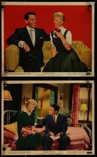 1s130 YOUNG AT HEART 2 color 8x10 stills 1954 both with great images of Doris Day, Frank Sinatra!