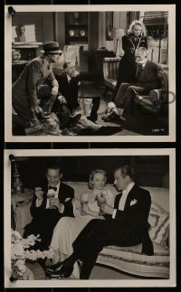 1s570 ARSENE LUPIN RETURNS 5 8x10 stills 1938 detective John Halliday & pretty Virginia Bruce!