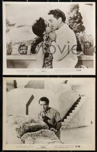 1s455 BENGAZI 7 8x10 stills 1955 images of Richard Conte, last stop for the lost!