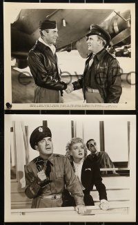 1s241 BOMBARDIER 12 8x10 stills 1943 images of Randolph Scott & Pat O'Brien, World War II thriller!