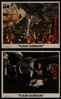1s111 FLASH GORDON 3 8x10 mini LCs 1980 great images of Sam Jones, Max Von Sydow as Emperor Ming!