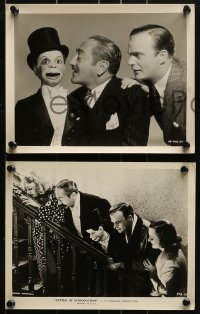 1s616 LETTER OF INTRODUCTION 5 8x10 stills 1938 Edgar Bergen, Charlie McCarthy, Leeds & Menjou!