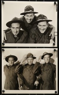 1s494 PACK UP YOUR TROUBLES 7 8x10 stills 1939 great images of the Ritz Brothers as soldiers!