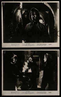 1s158 WITCHCRAFT 21 8x10 stills 1964 Lon Chaney Jr. in black robe, wacky horror cult images!