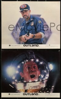 1s045 OUTLAND 8 color English FOH LCs 1981 Sean Connery is the only law on Jupiter's moon!