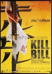 1t035 KILL BILL: VOL. 1 foil Dutch 2003 Quentin Tarantino, Uma Thurman holding katana!