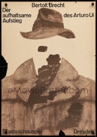 1t047 DER AUFHALTSAME AUFSTIEG DES ARTURO UI stage play German 1967 Brecht, Gruttner gangster art!