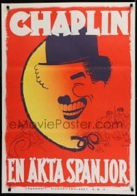 1t080 BURLESQUE ON CARMEN Swedish R1937 Bjorne art of Charlie Chaplin in parody of Bizet's opera!