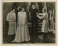 1w141 BRIDE OF FRANKENSTEIN 8x10 still 1935 classic image of Karloff, Lanchester, Clive & Thesiger!