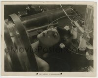 1w176 METROPOLIS 8x10.25 still 1927 c/u of Brigitte Helm during transformation scene, Fritz Lang!