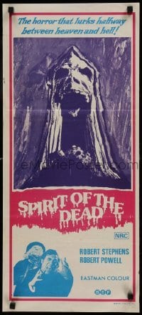 1x098 ASPHYX Aust daybill 1972 Robert Stephens, wild English sci-fi horror!
