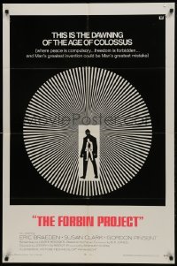 1x329 COLOSSUS: THE FORBIN PROJECT int'l 1sh 1970 the day man built himself out of existence!