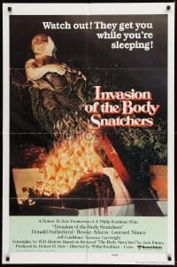 1x378 INVASION OF THE BODY SNATCHERS style A int'l 1sh 1978 Kaufman remake, cool & different!