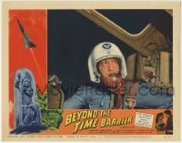 1x181 BEYOND THE TIME BARRIER LC #8 1959 c/u of pilot Robert Clarke traveling to the year 2024!