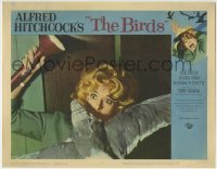 1x182 BIRDS LC #2 1963 Alfred Hitchcock, best super close up of Tippi Hedren attacked by bird!