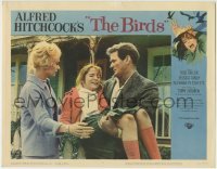 1x186 BIRDS LC #5 1963 Alfred Hitchcock, great close up of Rod Taylor, Tippi Hedren & injured girl!