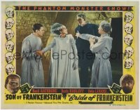 1x283 SON OF FRANKENSTEIN/BRIDE OF FRANKENSTEIN LC #2 1948 Karloff, Lanchester, Clive & Thesiger!