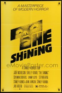 1x423 SHINING studio style 1sh 1980 Stephen King & Stanley Kubrick, iconic art by Saul Bass!