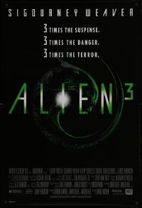 1y089 ALIEN 3 1sh 1992 this time it's hiding in the most terrifying place of all!