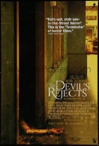 1y098 DEVIL'S REJECTS advance DS 1sh 2005 July style, Rob Zombie, they must be stopped!