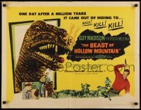 1y034 BEAST OF HOLLOW MOUNTAIN 1/2sh 1956 it came out after a million years to kill! kill! kill!