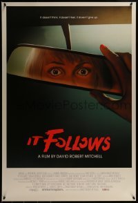 1y115 IT FOLLOWS int'l DS 1sh 2015 Maika Monroe, Keir Gilchrist, vintage-style art by Stehrenberger