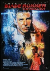 1y211 BLADE RUNNER Japanese R2007 Ridley Scott sci-fi classic, art of Harrison Ford by Struzan!