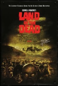 1y119 LAND OF THE DEAD advance DS 1sh 2005 George Romero zombie horror masterpiece, stay scared!