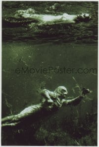 1y328 CREATURE FROM THE BLACK LAGOON 10x15 RE-STRIKE photo 2010s Gill Man swimming under Adams!
