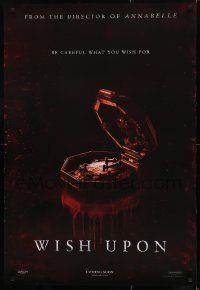 1y136 WISH UPON teaser DS 1sh 2017 Joey King, Lee, be careful what you wish for, creepy image!