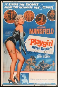 1z270 PLAYGIRL AFTER DARK 40x60 1962 great full-length image of sexy Jayne Mansfield!