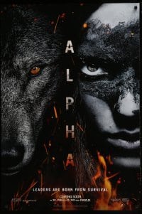 1z318 ALPHA teaser DS 1sh 2018 incredile nature image, wolf, leaders are born from survival!