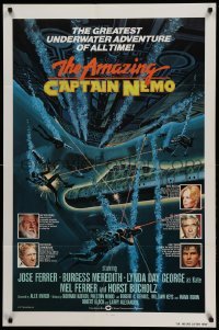 1z319 AMAZING CAPTAIN NEMO int'l 1sh 1978 sci-fi art of divers in the greatest underwater adventure!