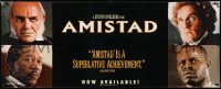 1z147 AMISTAD 2-sided 24x60 video poster 1997 Steven Spielberg, McConaughey, Hopkins, Freeman!