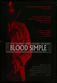 1z403 BLOOD SIMPLE DS 1sh R2000 Joel & Ethan Coen, Frances McDormand, cool film noir image!