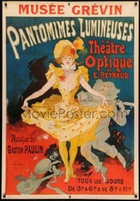 1z193 JULES CHERET 33x48 German commercial poster 1984 Pantomimes Lumineuses, Reynaud, Grevin!