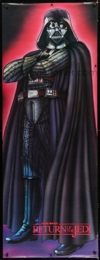 1z199 RETURN OF THE JEDI 27x70 commercial poster 1983 full-length art of Darth Vader!