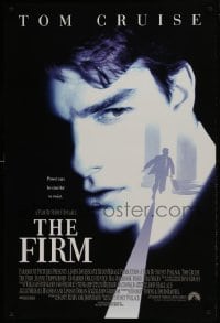 1z516 FIRM int'l DS 1sh 1993 Tom Cruise on the run, Sydney Pollack directed, evil loves ambition!