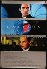 1z537 GATTACA DS 1sh 1997 Ethan Hawke, Uma Thurman, there is no gene for the human spirit!